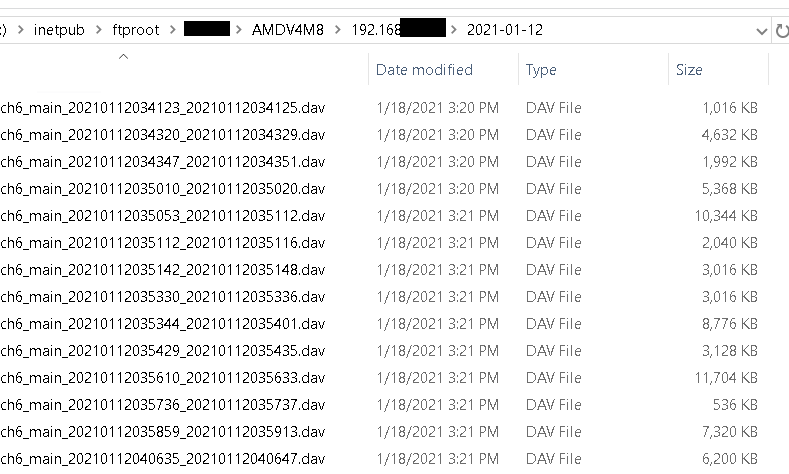 Random DAV files