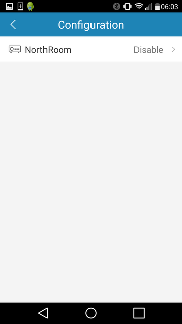 Going from disable to enable and configure.
