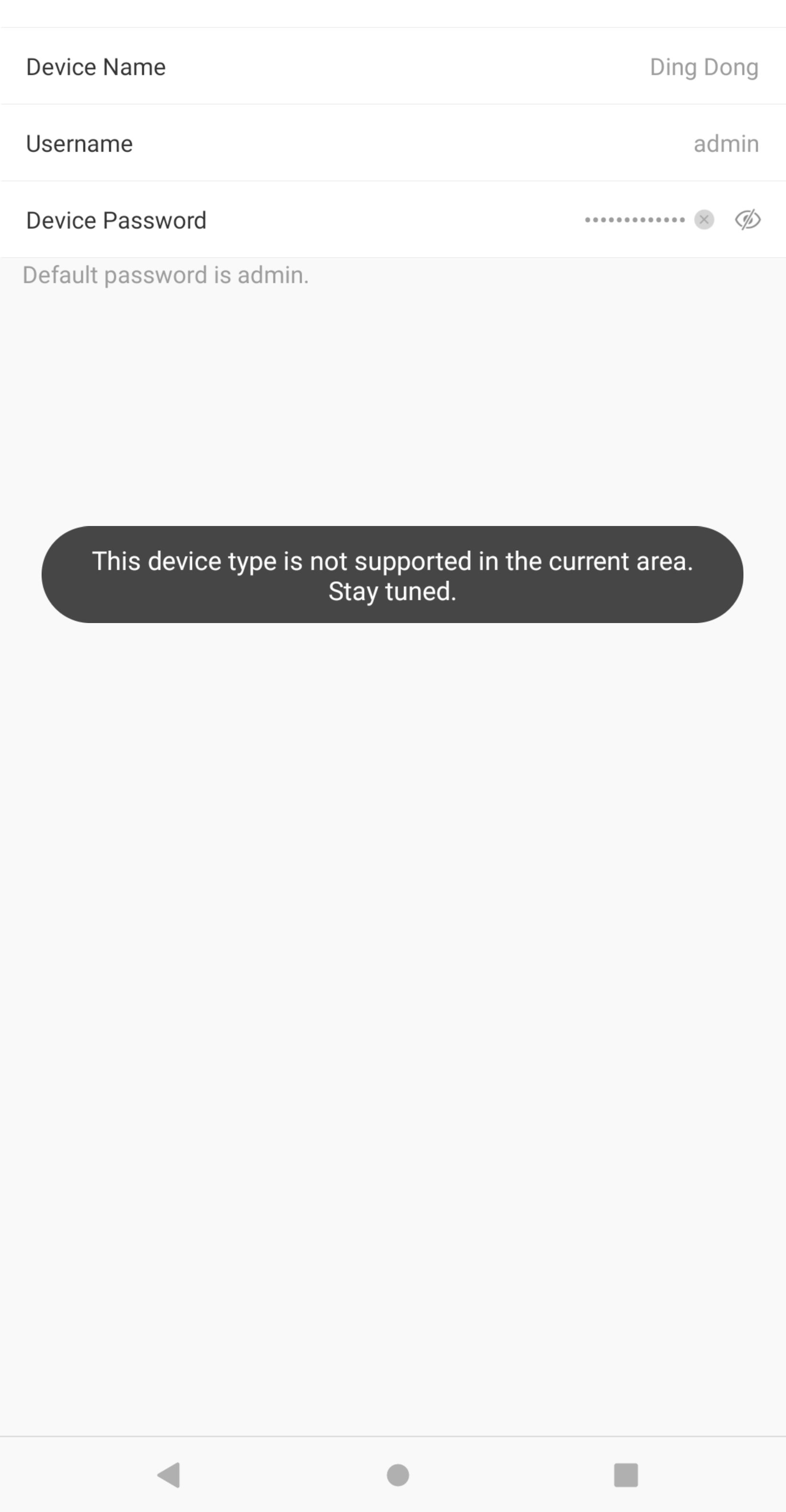 Screenshot of Error.